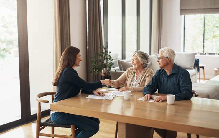 A couple discusses how much they need to buy an annuity as part of their retirement plan. 